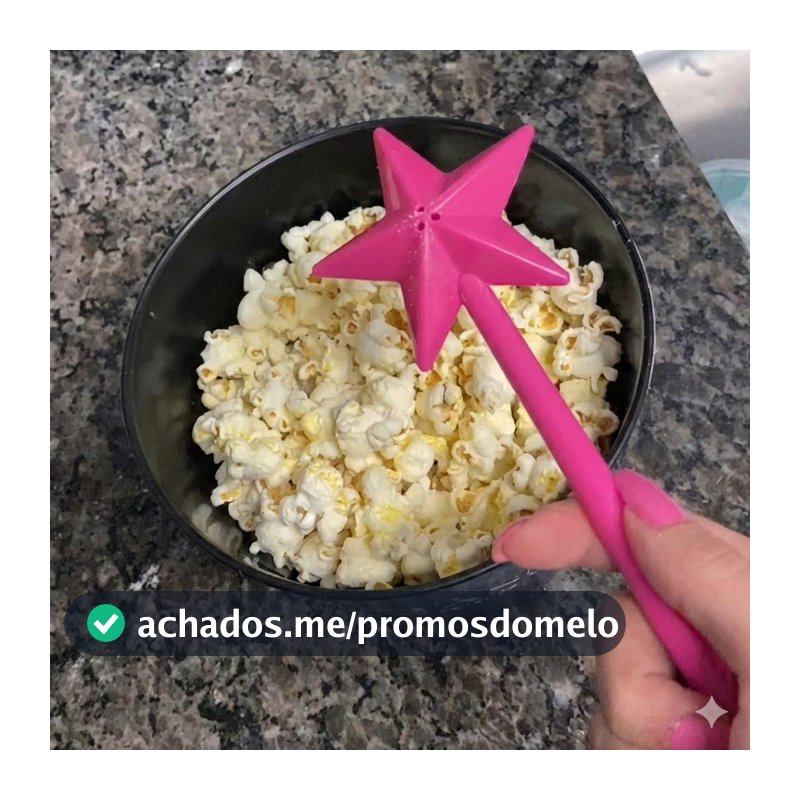 Varinha Mágica Porta Temperos com Funil - Saleiro Divertido para Cozinha