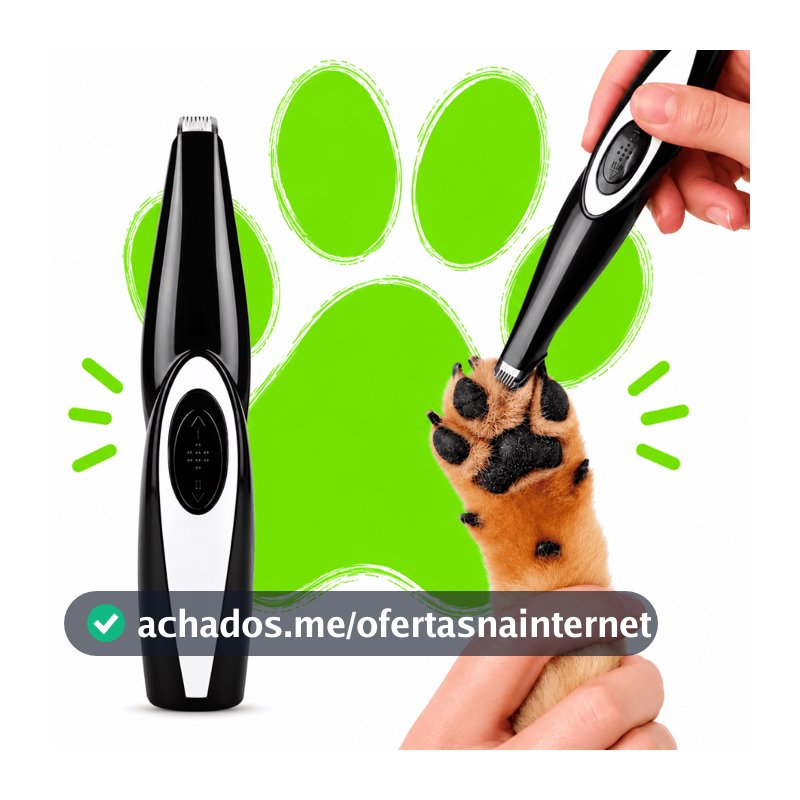 Maquininha Pet Tosador Caes Tosar Patinha Orelha Cachorros