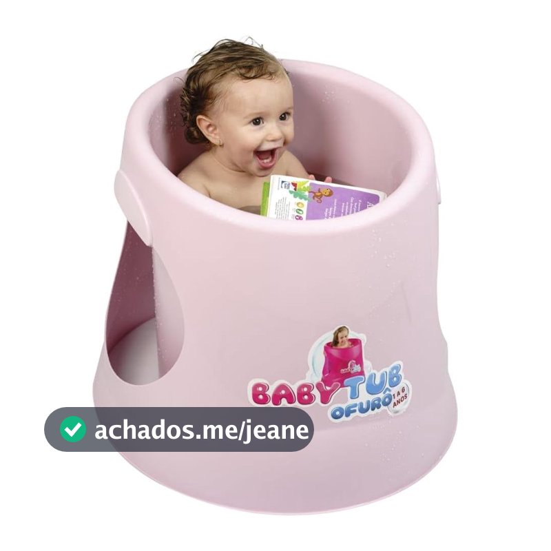 Banheira Infantil Babytub Ofurô 1 a 6 Anos – Ergonômica, Econômica, Livre de BPA e Certificada SGS
