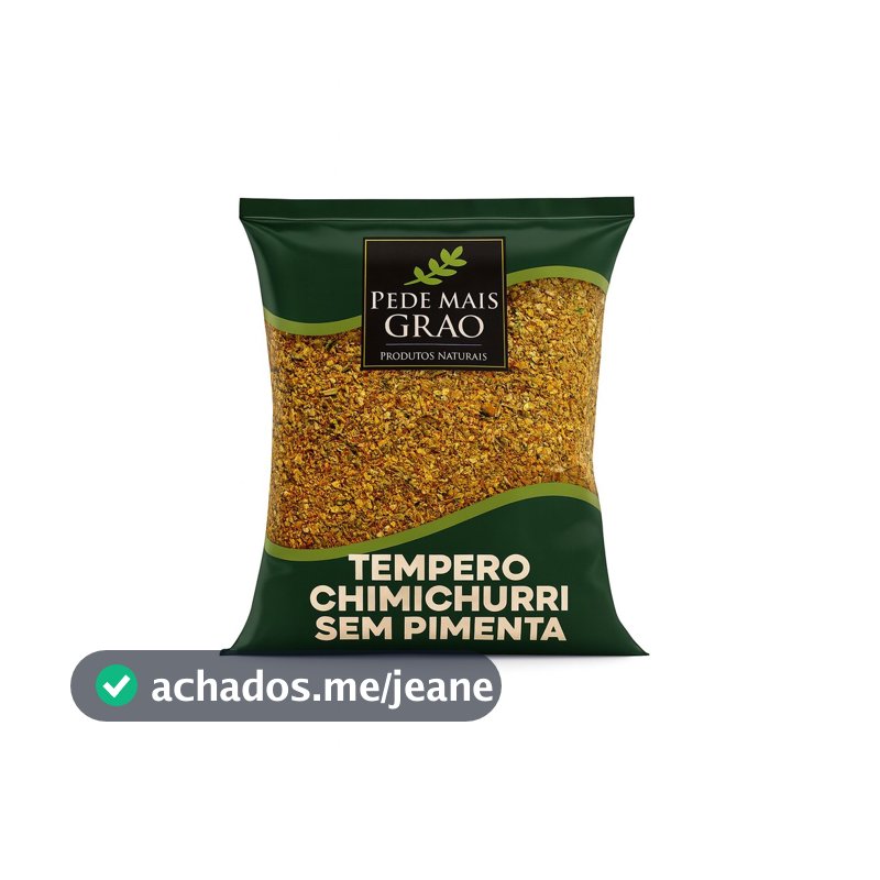 Tempero Chimichurri Sem Pimenta Premium  500g 1kg