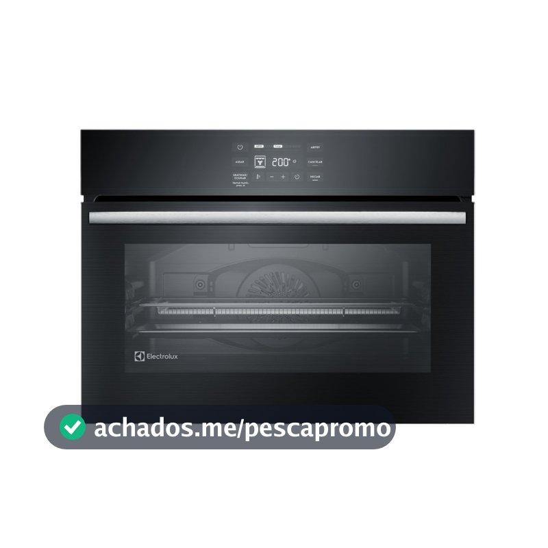 Forno de Embutir Eletrico Electrolux 50l Experience com Air Fryer e Perfectcook360 Oe5ea Preto