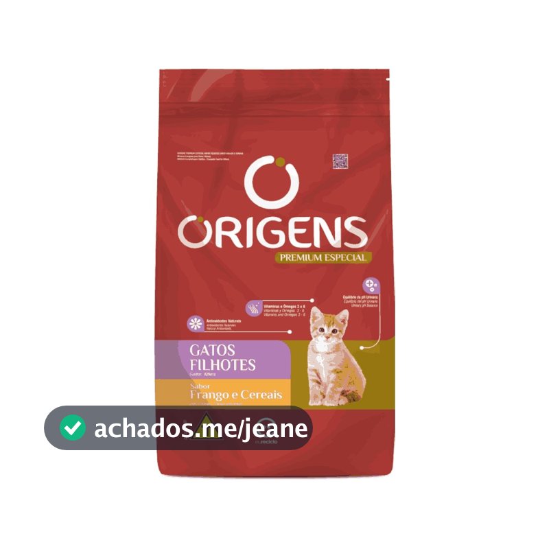 Ração Origens Gatos Filhotes Frango E Cereais 10,1kg
