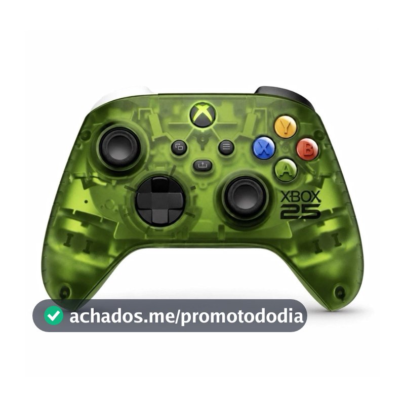 Controle sem fio XBOX - X25 Edição Especial de 25 anos - XBOX Series X/S, XBOX One, PCs, TVs, mobile