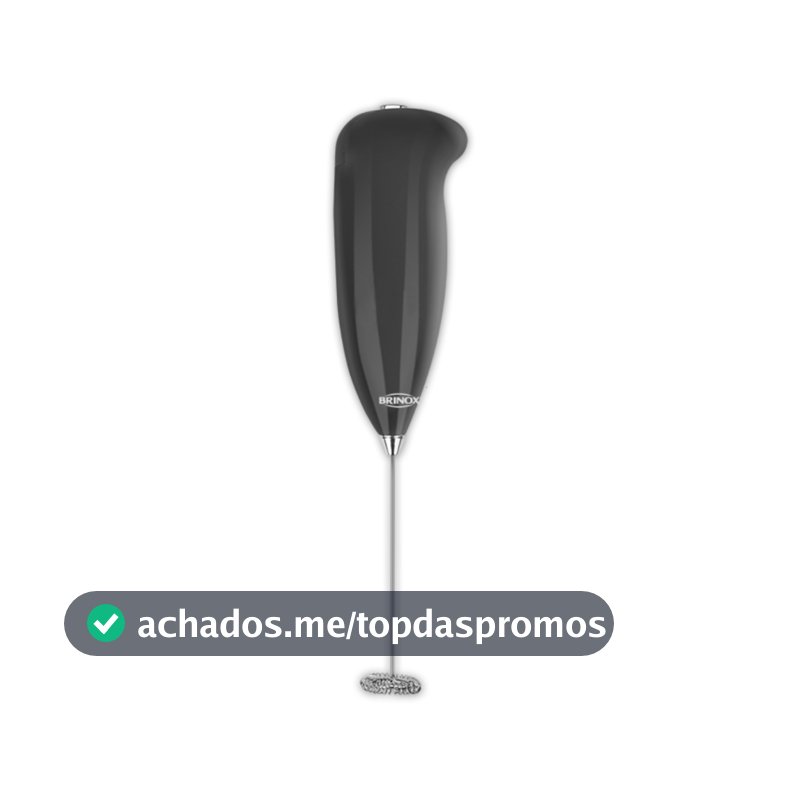 Mixer Brinox Descomplica 22x4,5x4,2 cm Preto - Fácil de usar