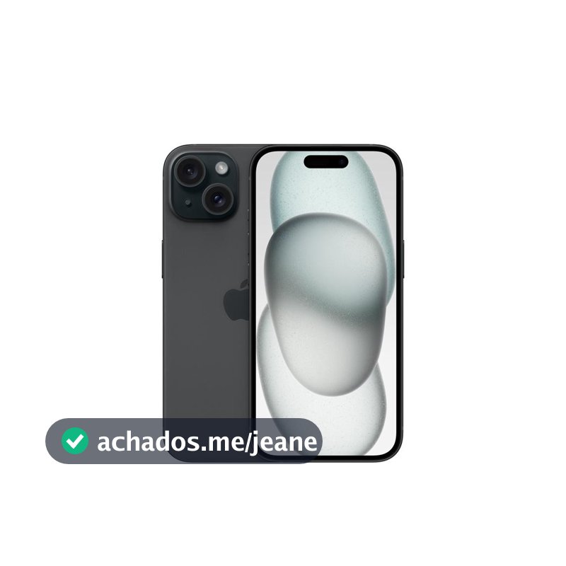Usado: iPhone 15 256GB Preto Excelente - Trocafy - Apple