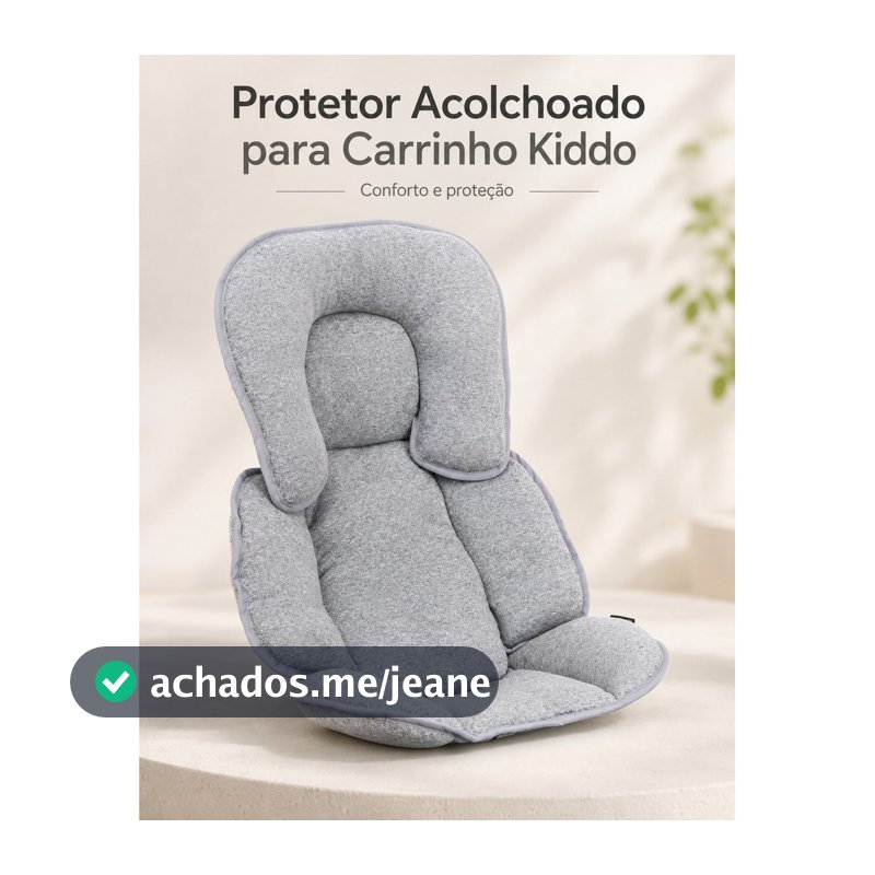 Protetor Acolchoado Soft para Carrinho de Bebê Kiddo
