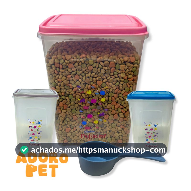 Porta Ração Hermético Gato 1,75L - Garante a Qualidade da Ração por Muito Mais Tempo