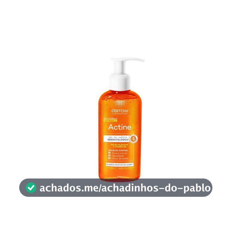 Darrow Actine Gel Facial de Limpeza 140g
