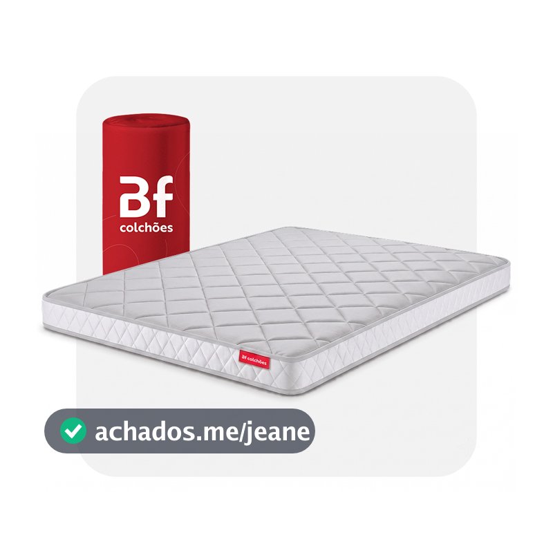 Colchão Espuma D33 A Vácuo Ortopédica Certificada Dream BF Colchões - Solteiro 78, Solteiro 88, Casal, Queen e King