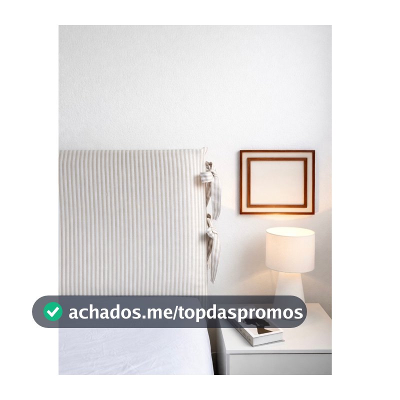 Capa de Cabeceira Bege Nude com Laço | Altura Padrão 70cm