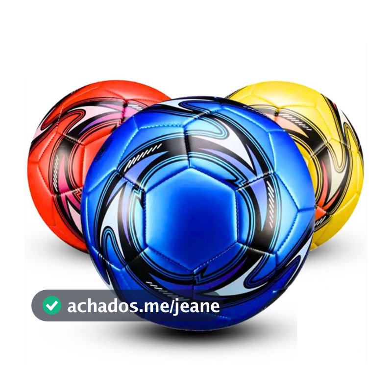 Bola De Futebol Para Campo e Quadra Costurada Número 5 Para Treino Crianças Jovens e Adultos Cheia Pronta para Uso