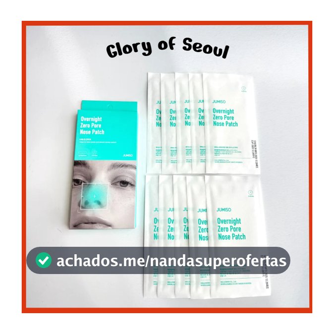 JUMISO Overnight Zero pore Nose patch, 10EA