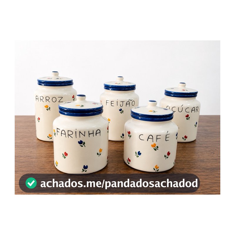 5 Potes Cozinha Tulipa
