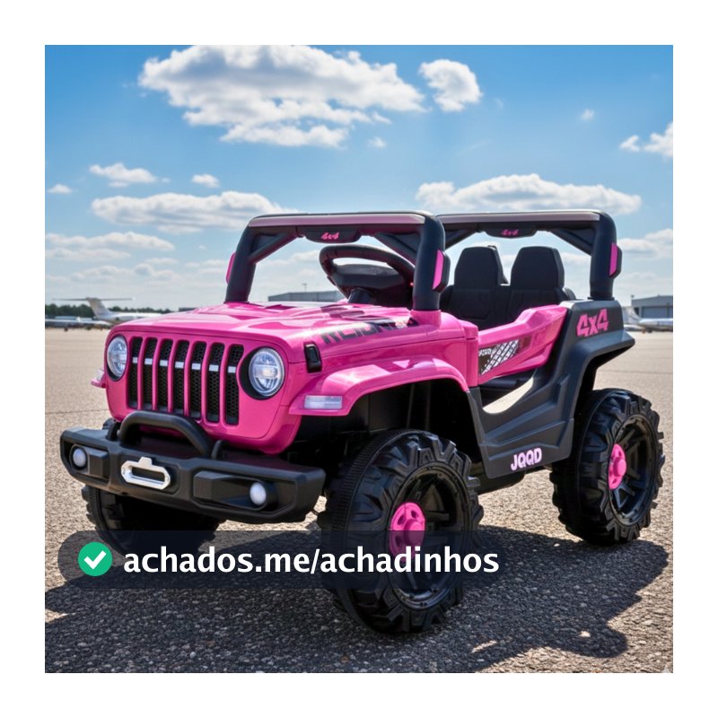 Carro Elétrico Carrinho De Passeio Infantil Jipe Elétrico 12v Quadriciclo e Controle Remoto