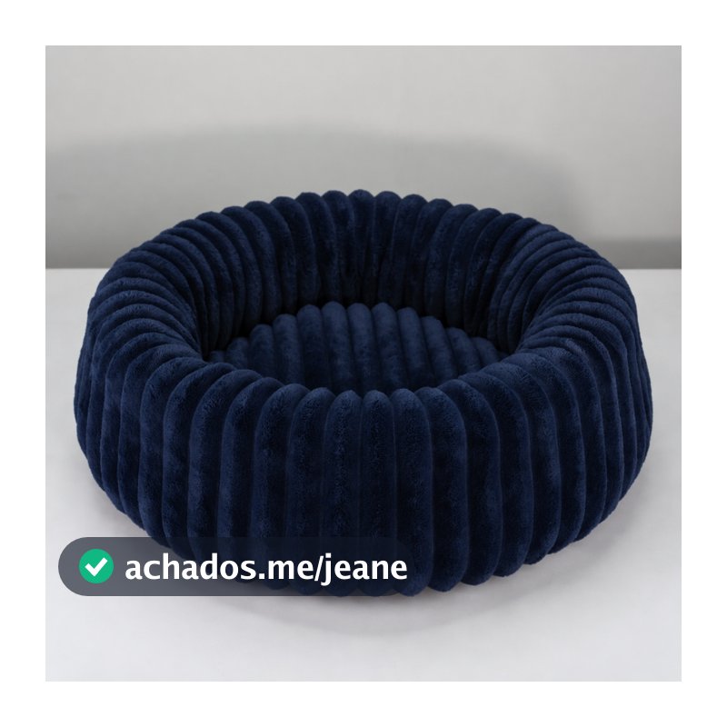 Caminha Pet Pelucia Cachorro Gato Cama Pet Redonda Donunts Gato Cachorro