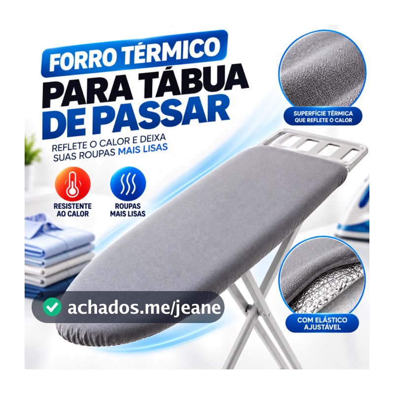 Forro Térmico Espuma Para Tábua de Passar Roupas