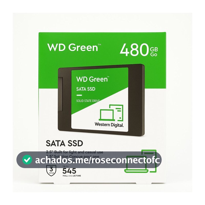 SSD interno Western Digital WD Green WDS480G3G0A 480GB Verde
