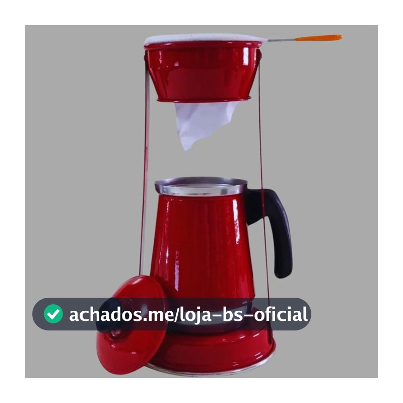 Bule Mancebo Com Coador de Café Retrô Bule Mariquinha