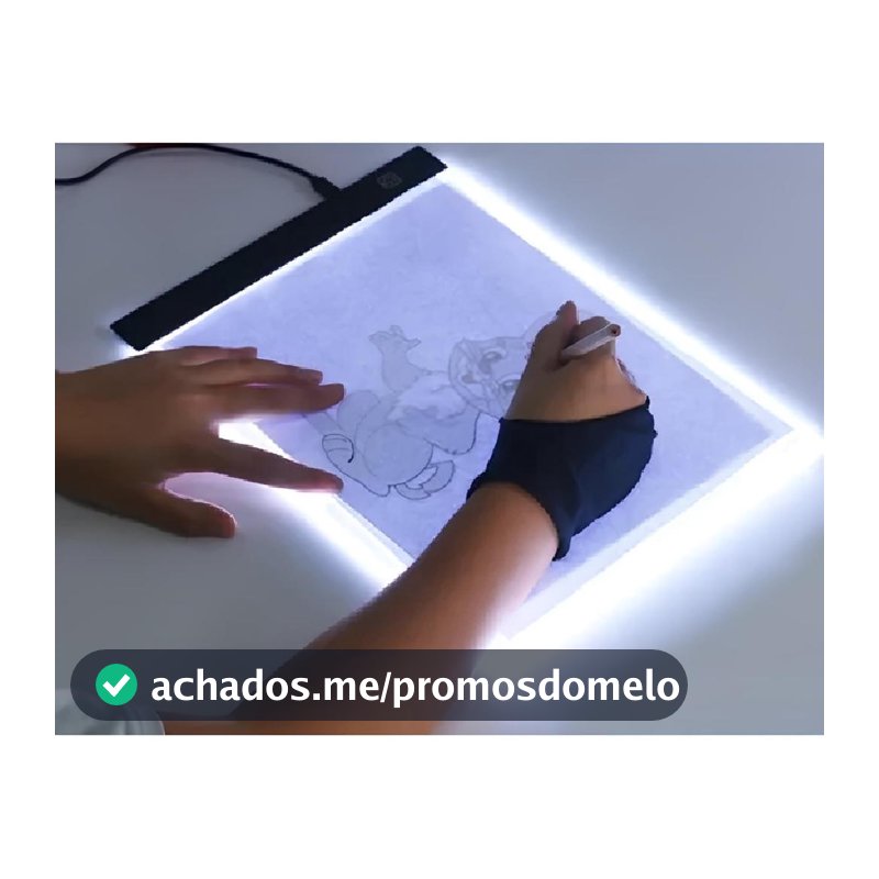 Mesa De Led Luz Branco Desenho Transposição A4 Profissional
