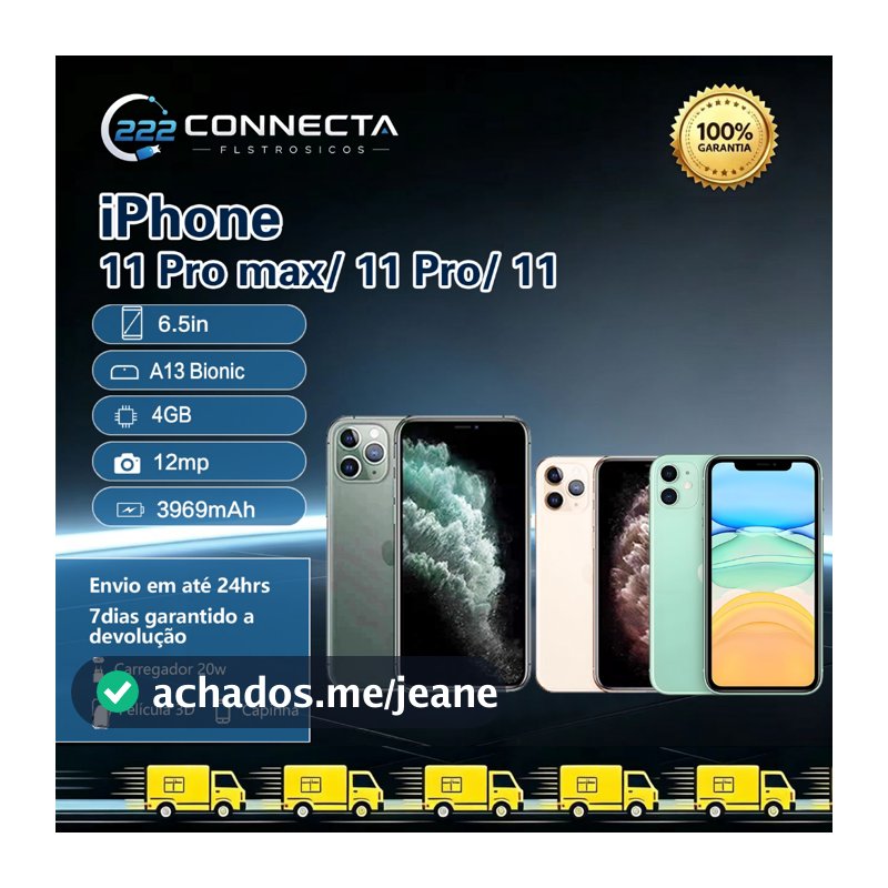 iPhone 11/11 Pro/ 11 Pro Max 64GB/128GB/256 Gb