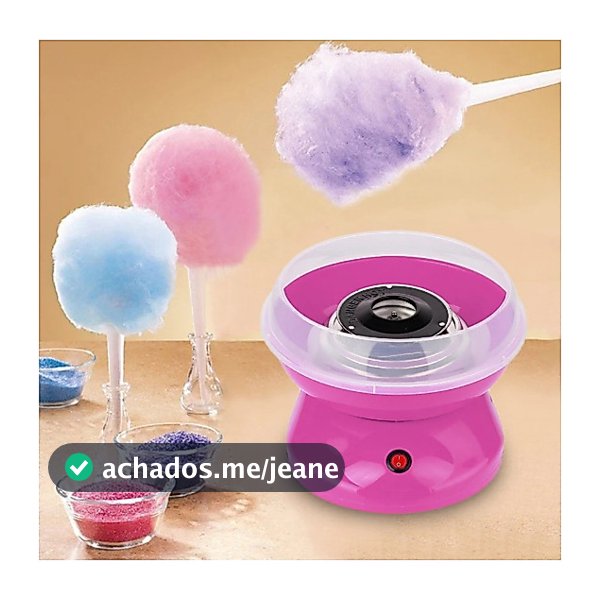 Máquina De Algodão Doce Portátil Eletrica Para Festa Evento Crianças - 110V VICCOLI