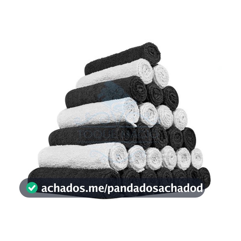 Kit 20 Toalhas de Rosto Para Salão Premium Toque Macio 45x70cm