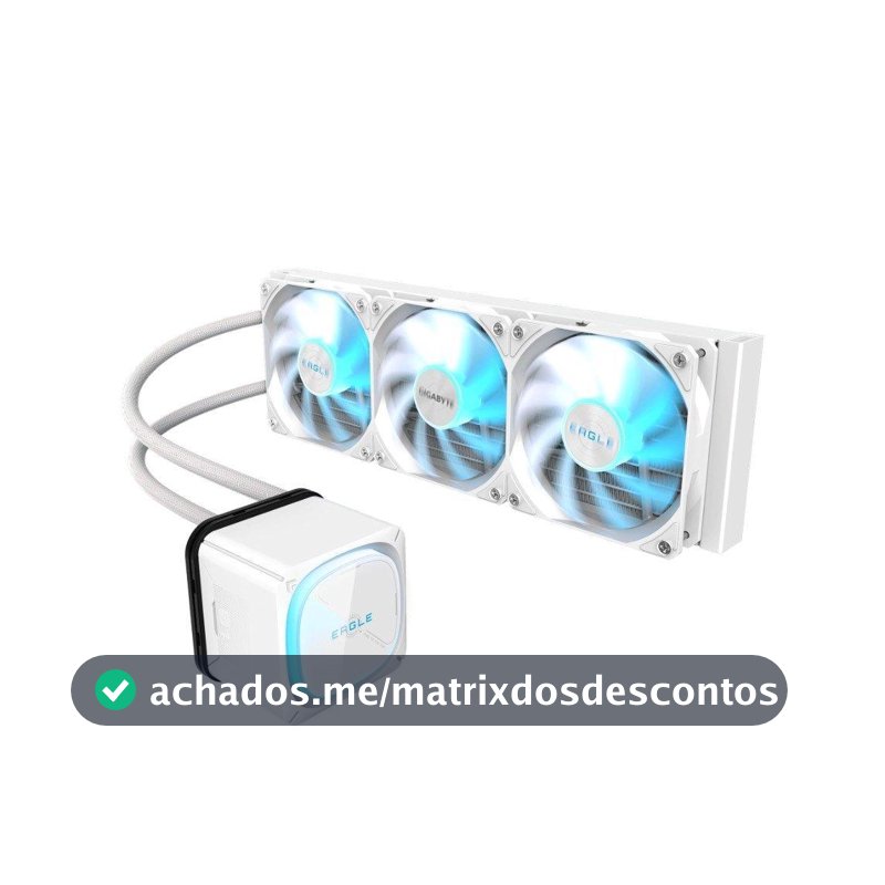 Water Cooler Gigabyte Eagle 360 Ice ARGB 360MM Branco