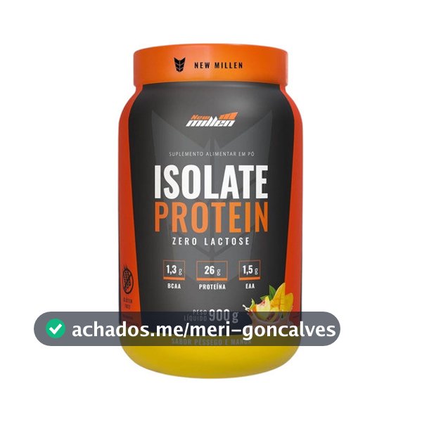 Isolate Protein Zero Lactose 900g Pessego E Manga