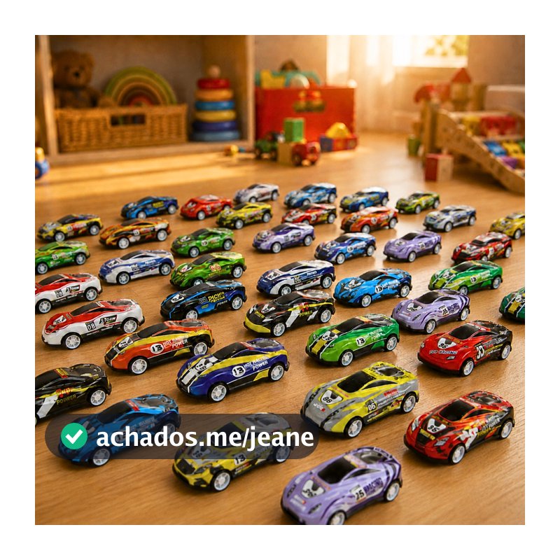Carro 12 Carrinhos De Brinquedo De Ferro Infantil Colorido Fricção Carro Infantil Criança