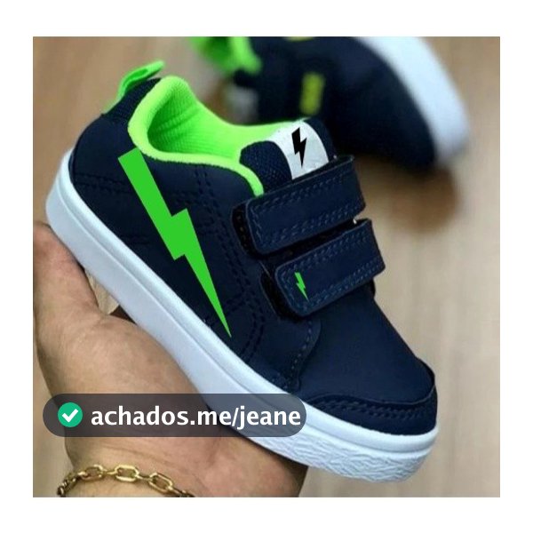 Tênis Infantil Escolar Couro e Velcro Linha Conforto Repele Água Calça Facil Envio Rápido Lançamento