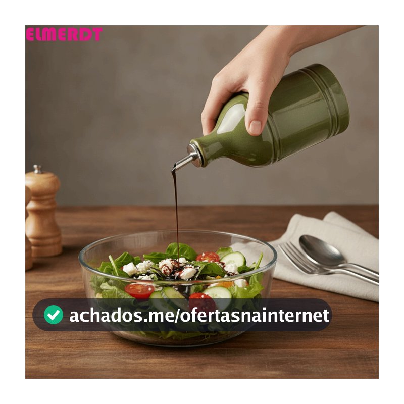 Garrafa De Azeite Retrô Nórdica ELMERDT , Molho De Soja Colorida Em Forno De Cerâmica , Corpo De Com Bloqueio De Luz