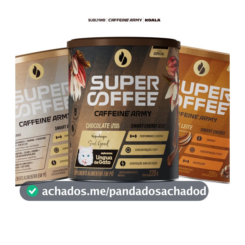 SuperCoffee (220g) - Todos os Sabores - Classic Size - Energia e Foco para o Seu Dia - Caffeine Army