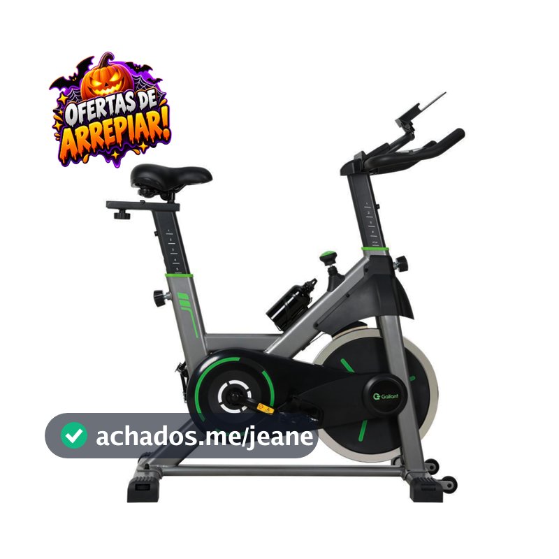 Bicicleta Ergométrica Spinning Gallant Power Pro Mecânica Roda De Inercia 20kg (GSB20HBTA-PT)