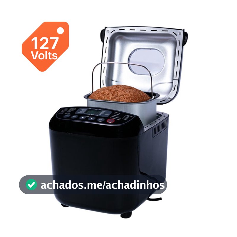 Panificadora 19 Programas Gallant 600w 127v Preta (GPA1E19A_127PT)