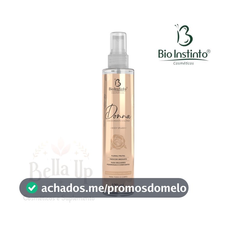 BodySplash DONNA Perfume Corporal Colônia Feminina Aromas Marcantes Envolvente Floral Frutal Casa Escritório Beleza