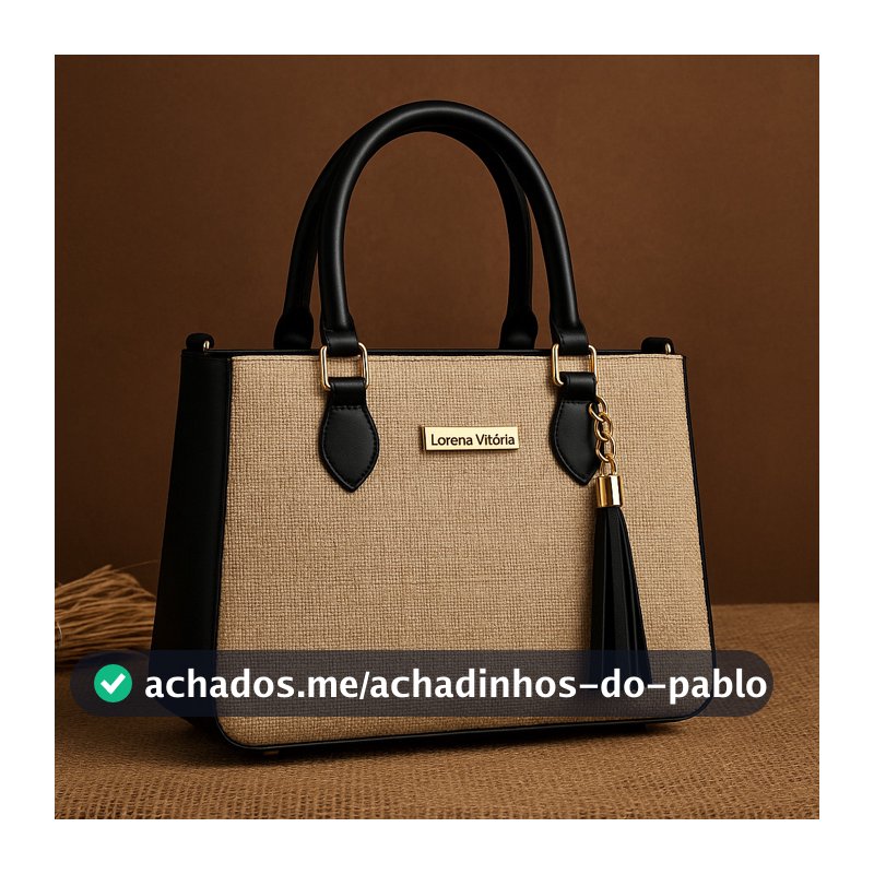 Bolsa Feminina  transversal lançamento Lorena Vitoria