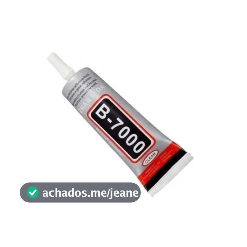 Cola para Fixar Telas e Componentes de celular B7000 110 ML Transparente