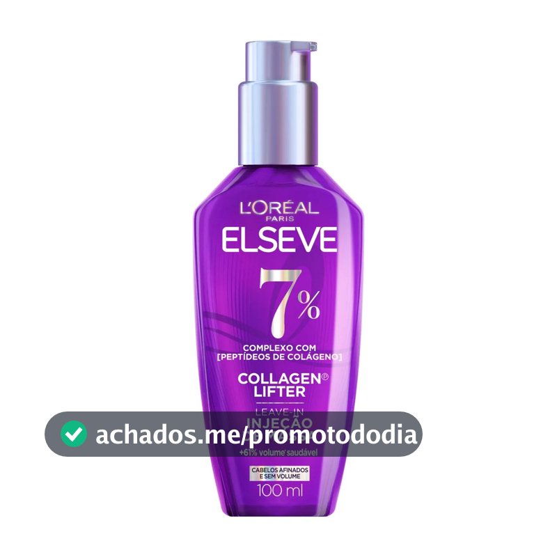 SÉRUM LEAVE-IN ELSEVE LOREAL COLÁGENO LIFTER  DE MASSA 100ML