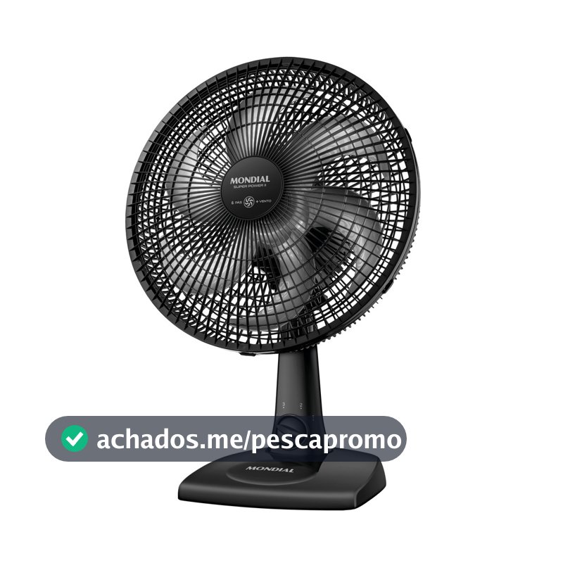 Ventilador Mesa Mondial Nvsp-30-b2 30cm Super Power II 60W