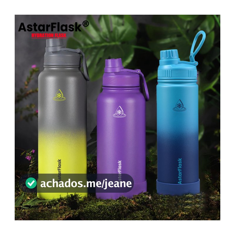 AstarFlask Garrafa Térmica de água 1 litro 24h Quente & 12h Frio Garrafa Térmica infantil de agua café 500ml