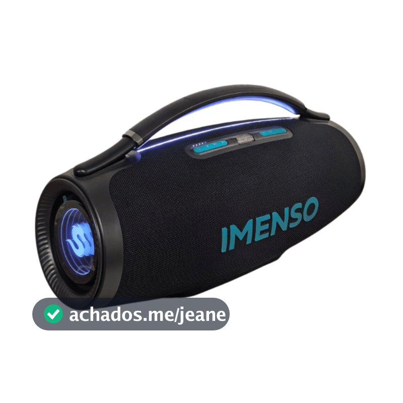 Caixa De Som 500w Bt Ipx6 Rgb 45000mah C/2 Microfones S/fio