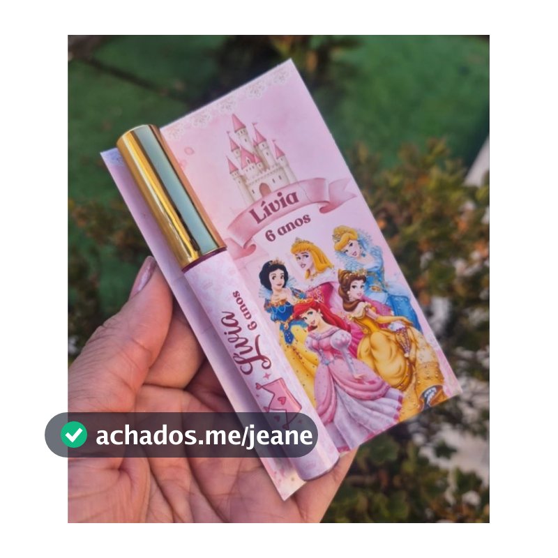35 lip gloss personalizado princesas