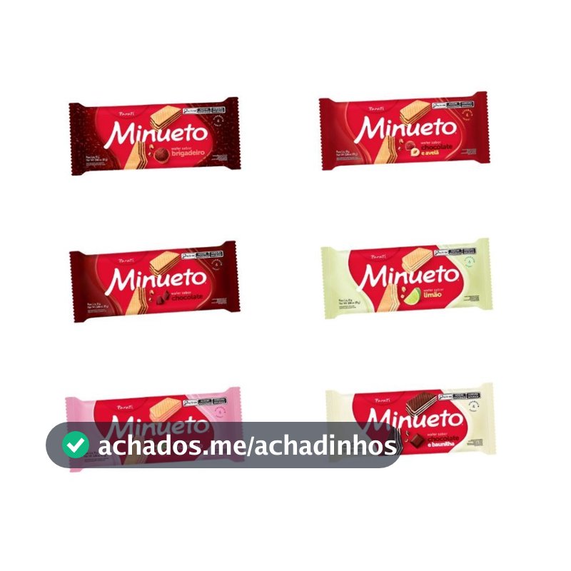 Biscoito Wafer Parati® Minueto® 81g