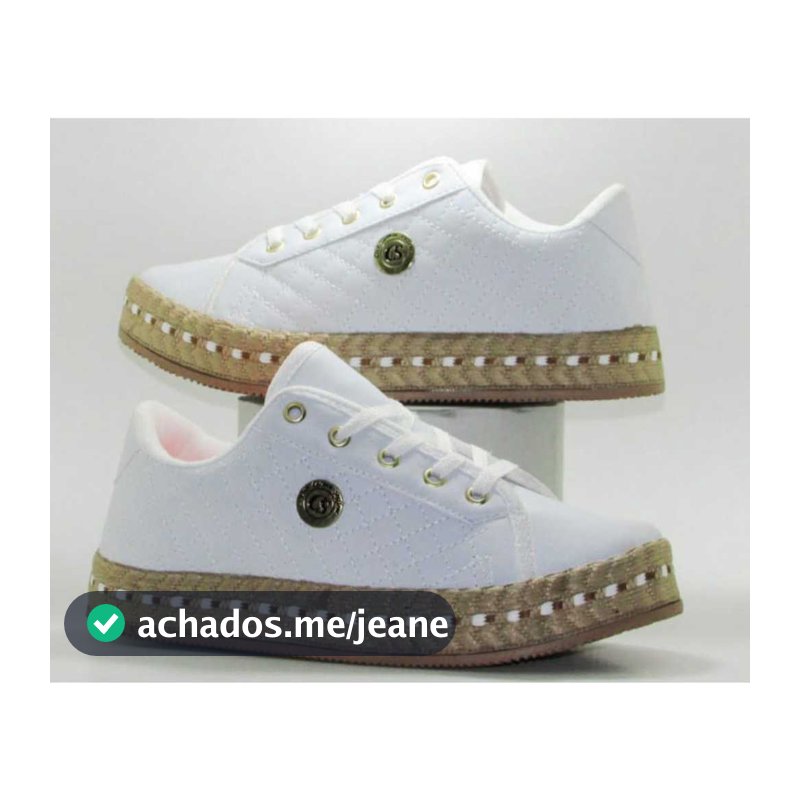 Tênis Feminino Casual Branco Plataforma Leve Confortável Moda Dia a Dia Lançamento 2025