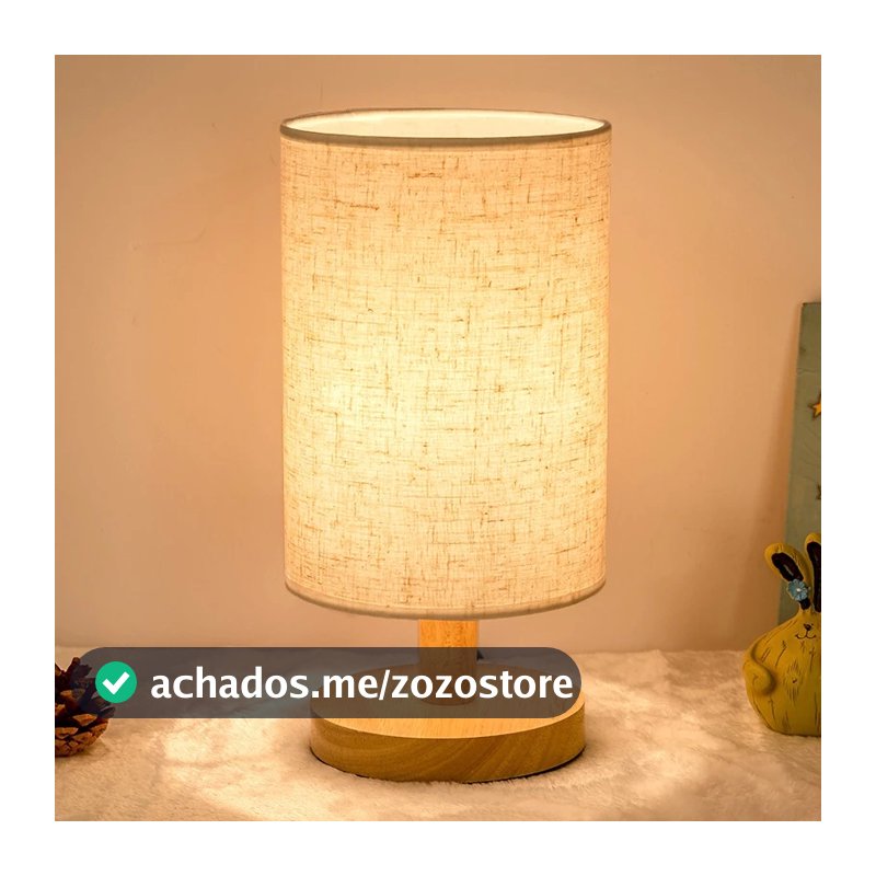 Lâmpada De Mesa De Madeira Moderna Alimentada Por USB Luz De Noite Para Iluminação Do Quarto abajur
