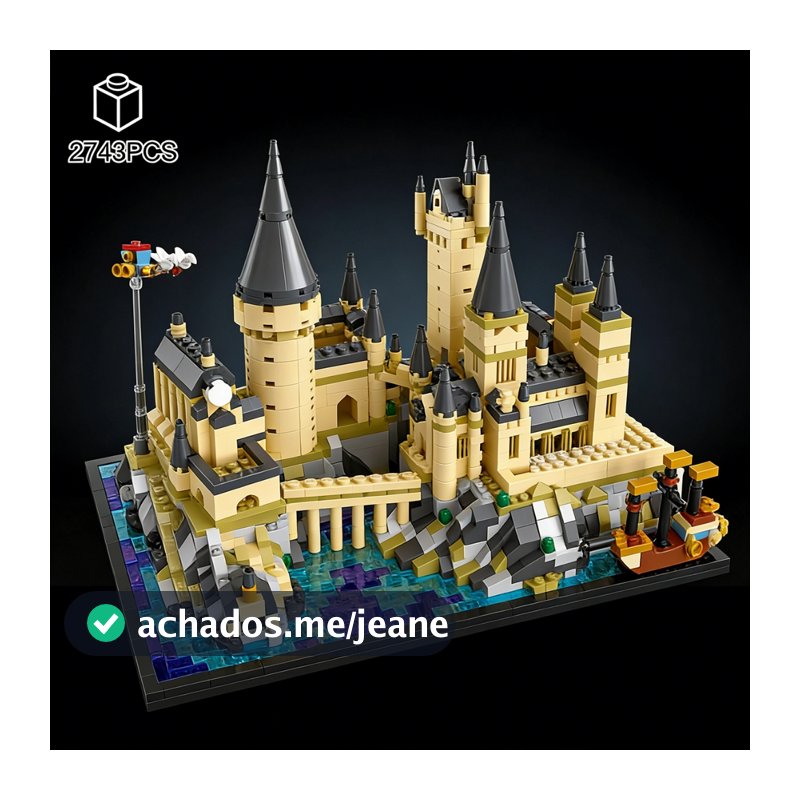 2743pcs Hogwarts Castelo Building Blocks Educacional De Brinquedos Para Crianças