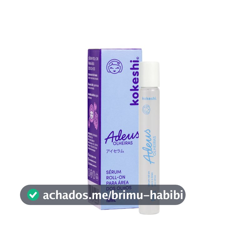 Sérum Roll-On Área dos Olhos Adeus Olheiras 10ml Kokeshi