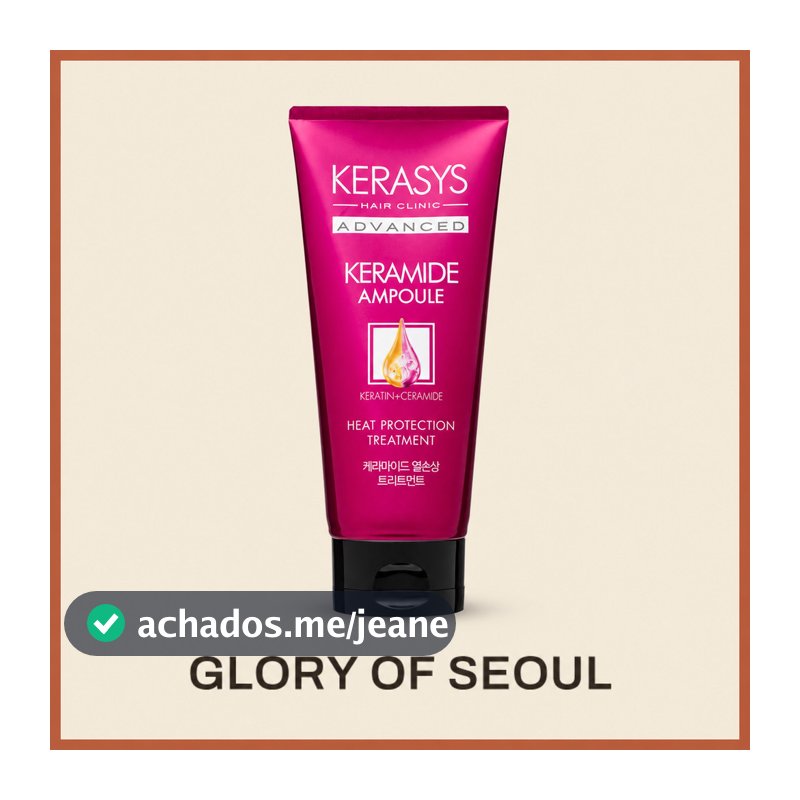 KERASYS Advanced Keramide Ampola Tratamento De Proteção Térmica 200ml | Cuidados Com Os Cabelos Coreanos