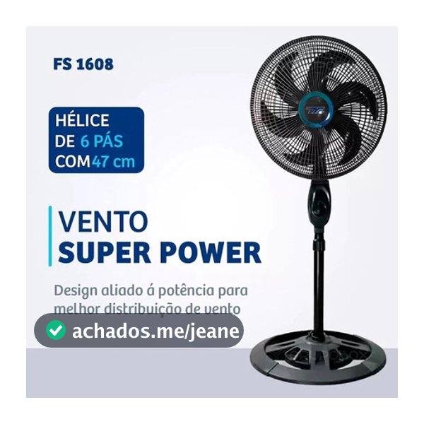 Ventilador Novo Tipo de Coluna Ajuste de Altura Livremente Turbo 6 Pás 110v/220V
