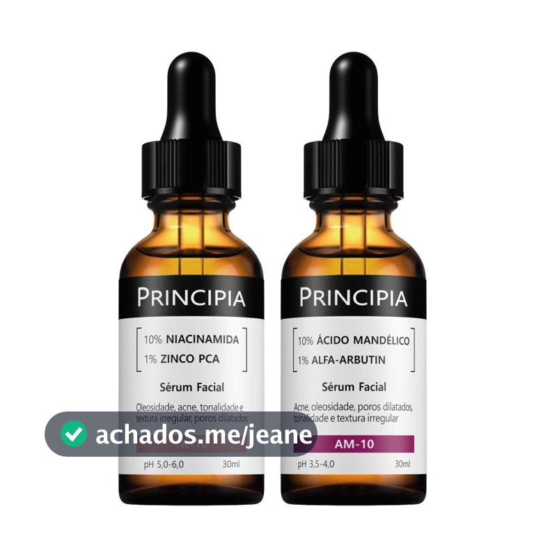 Principia Kit Anti-Manchas c/ Sérum Niacinamida NC-10 + Sérum Mandélico AM-10